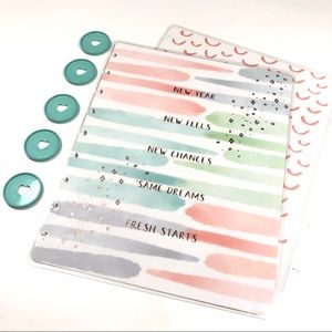 The Happy Planner Heart Rings Cover and Back